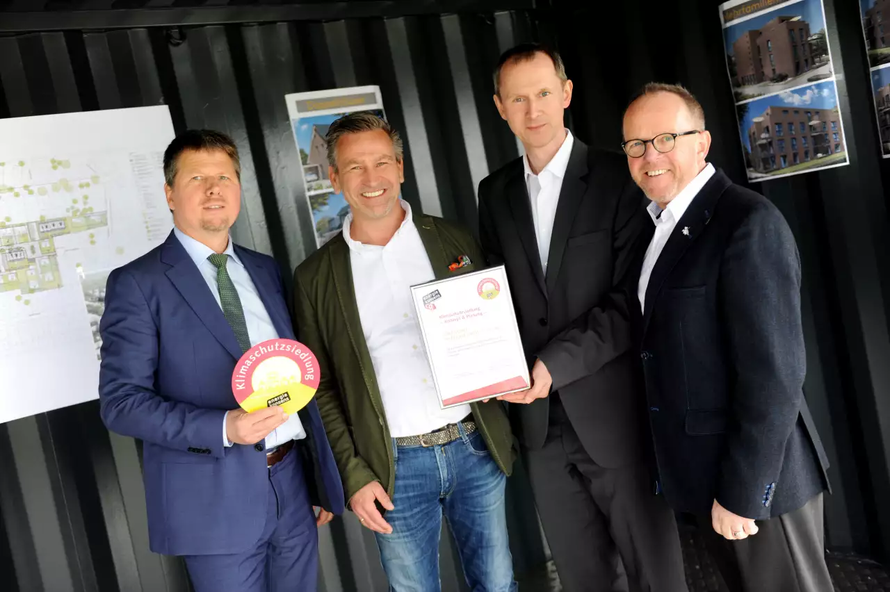 Auszeichnung Klimaschutzsiedlung